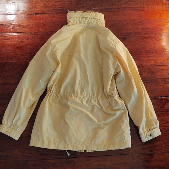 Talbots Petites Yellow Windbreaker Sz P - Picture 6 of 11